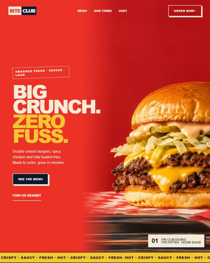 Bite Club — odważna strona restauracji fast food