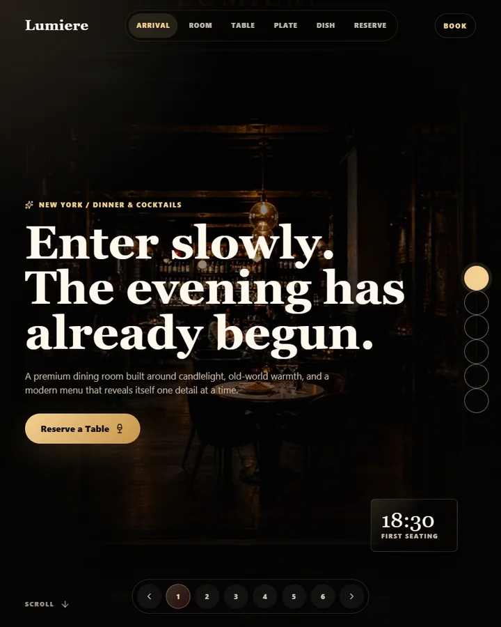Lumière — filmowa strona restauracji